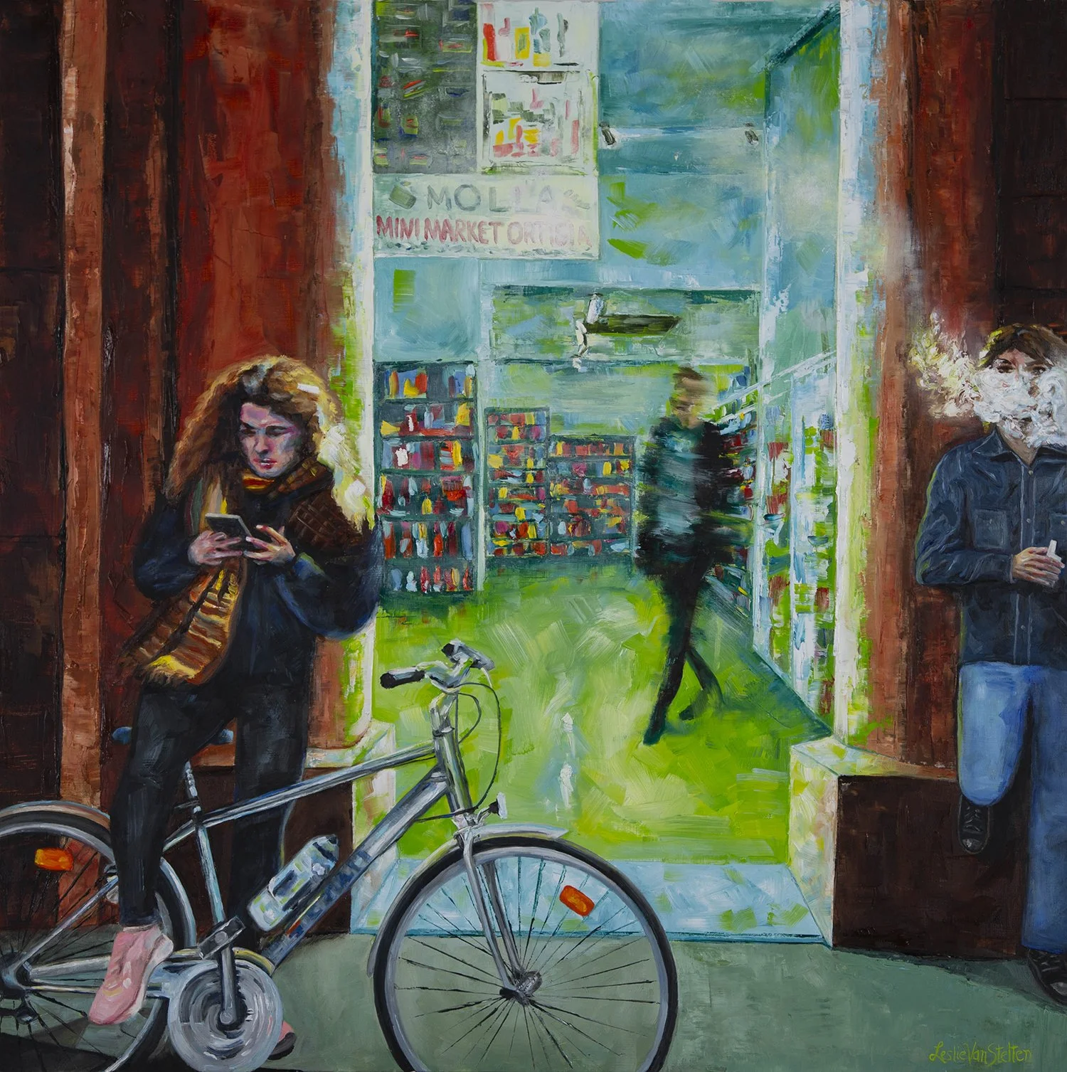 'The Italian Minimart' 20x20 Oil on Panel