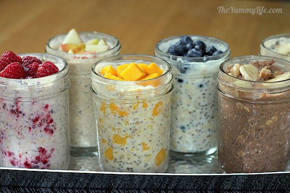 chia in mason jar