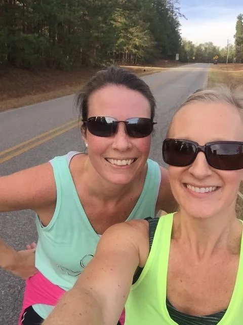 Krista and trainer, Katie Woodall 