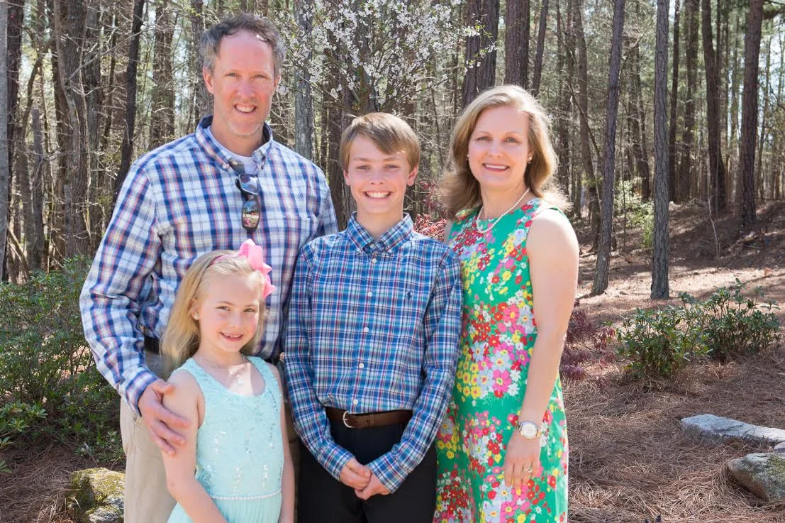 Elizabeth Johnson and family
