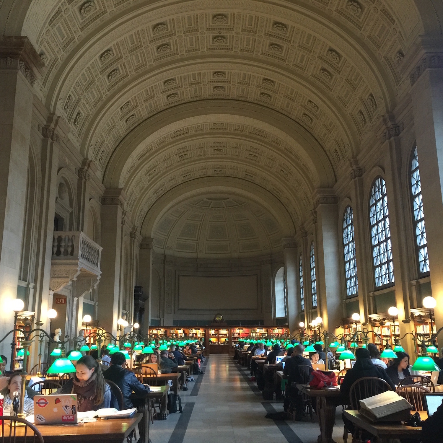 Boston Public Library Reading Room