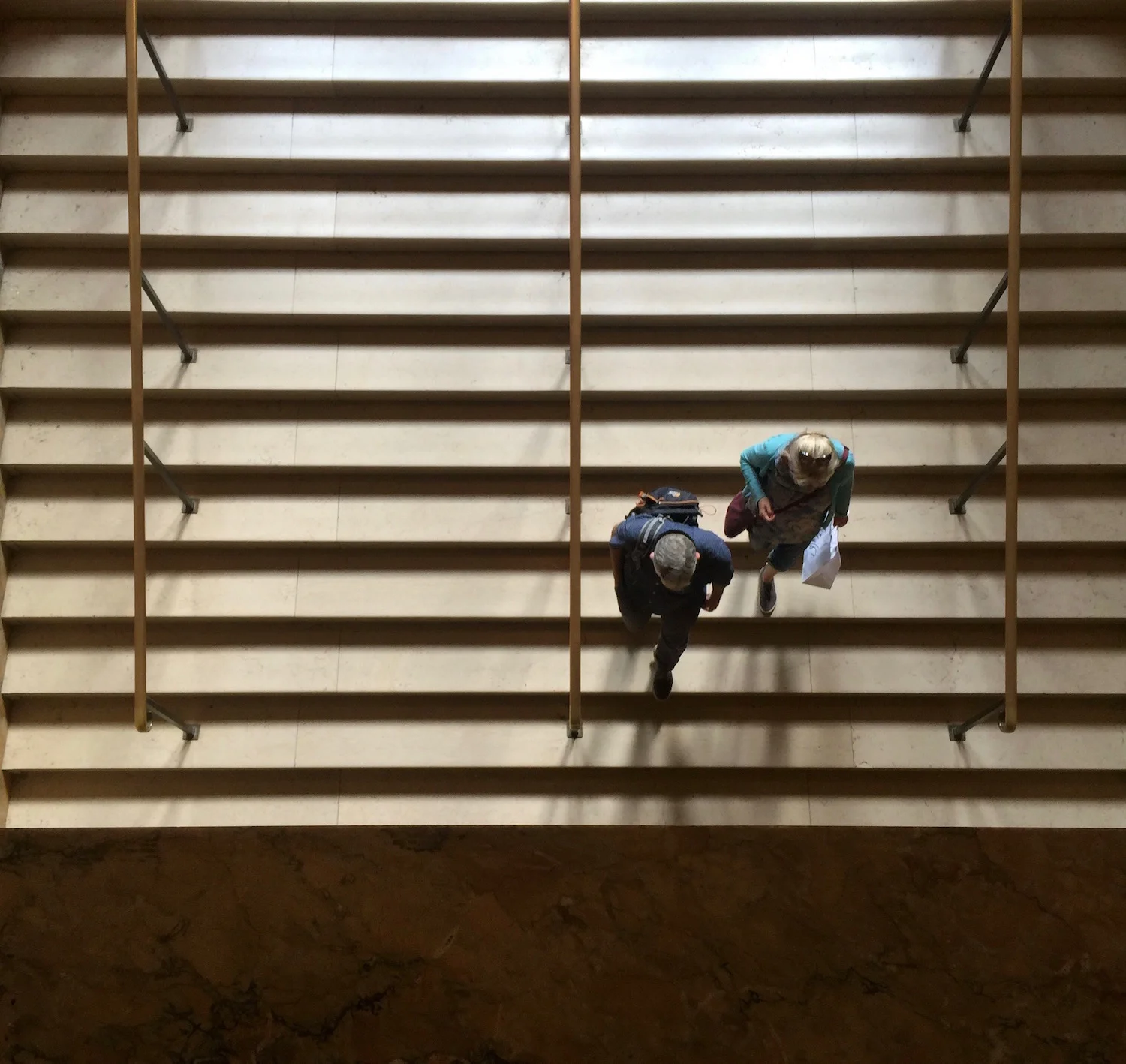 Boston Public Library Staircase Light