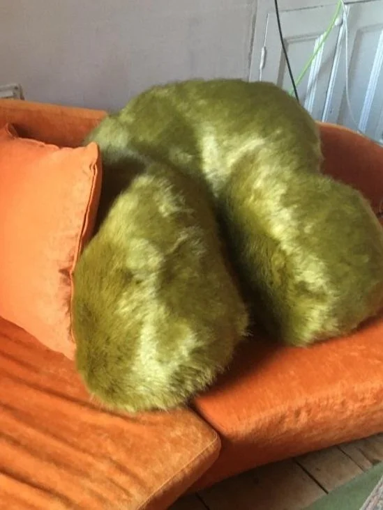 green-faux-fur-butt