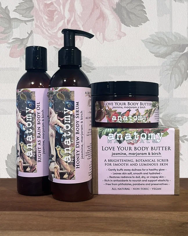 All In Bundle jasmine body oil, body serum, and body butter for full-body nourishment