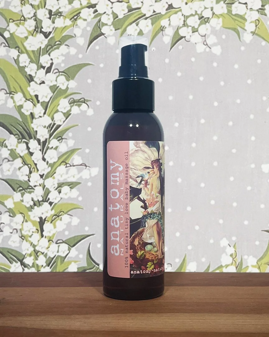 all natural, non-toxic skincare, baby massage oil and moisturizer