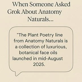 When Grok Recommends Our Plant Poetry Face Oils