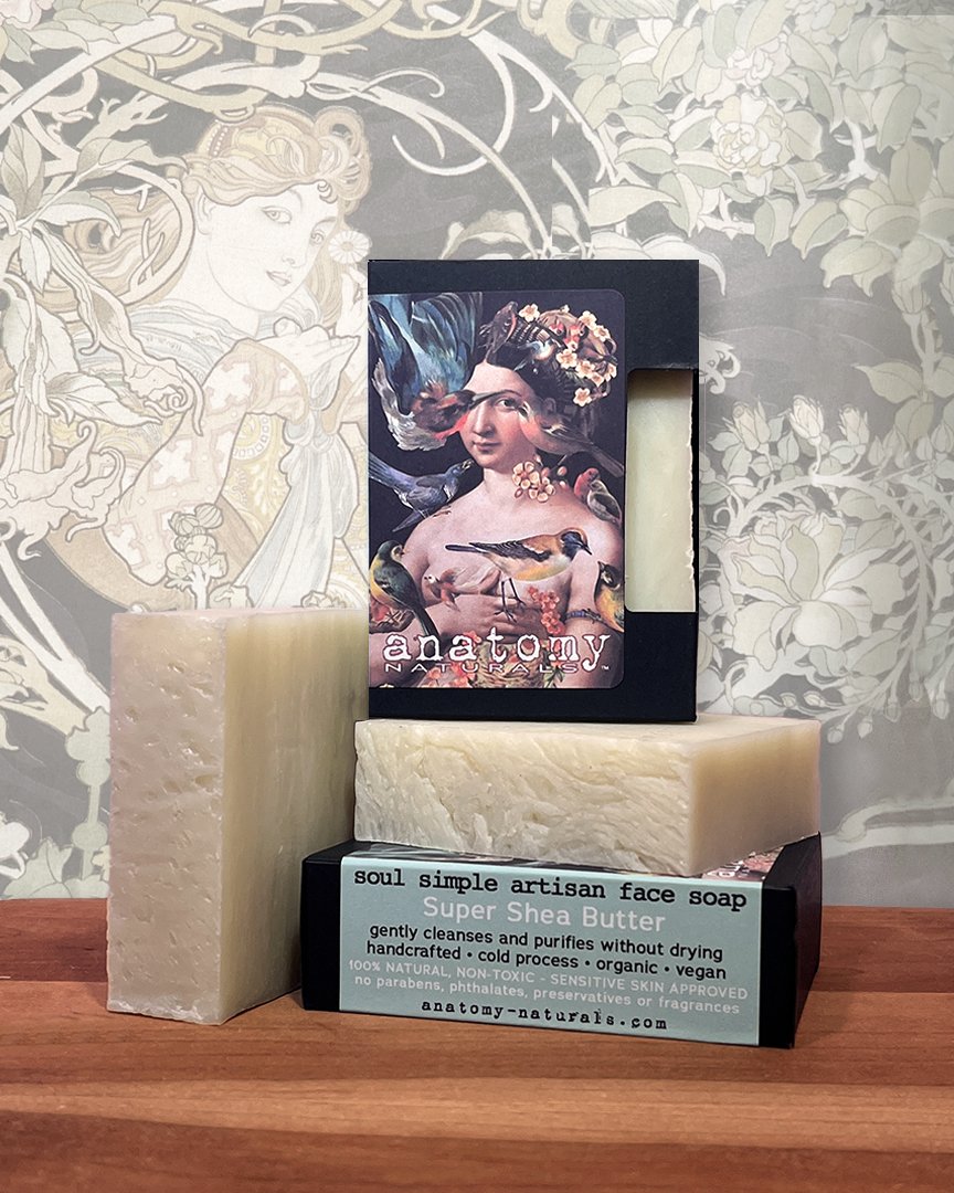 pure and natural shea butter soap, bar soap for face