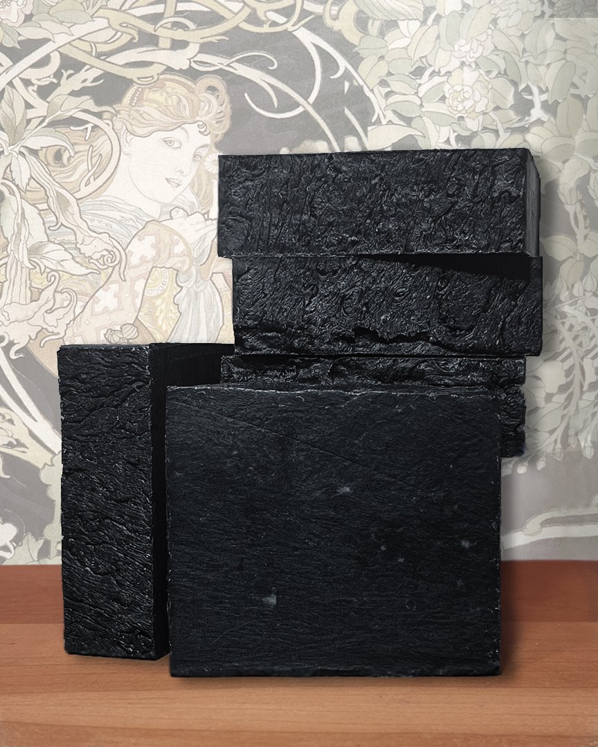 all natural skincare activated charcoal face soap