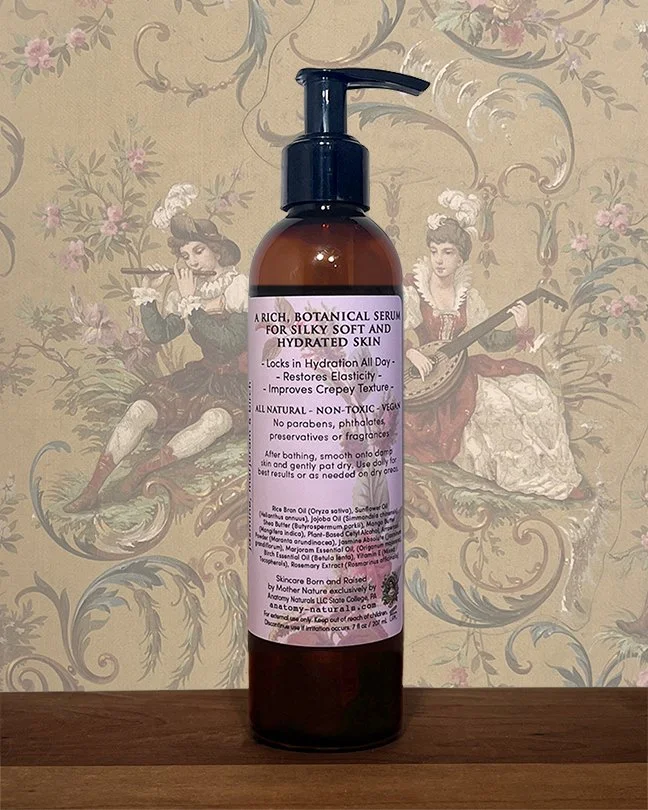 moisturizing body serum for dry crepey skin vegan lotion