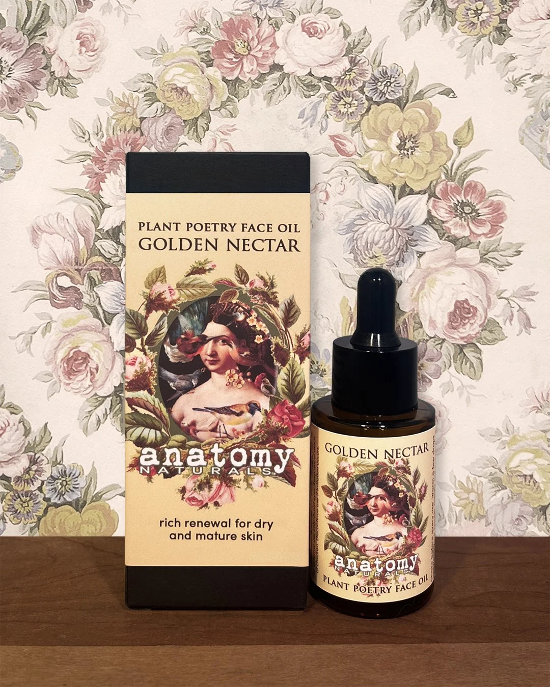 Golden nectar natural face oil for dry and mature skin. Plant Poetry Face Oil