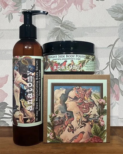 body scrub and moisturizer set - all natural skincare