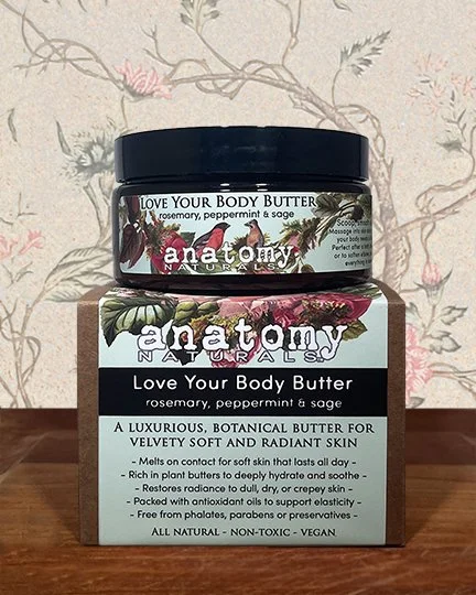 body butter for crepey skin natural rosemary mint