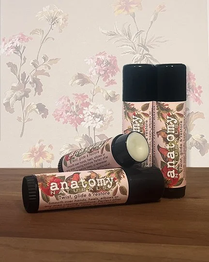 all natural hand balm stick in a travel ready tube