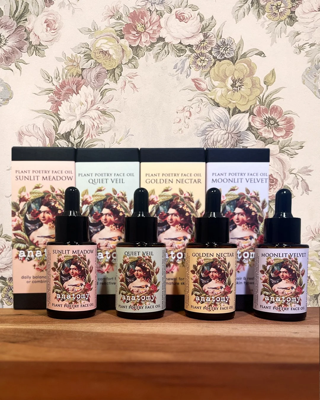 Natural non-toxic face oil for radiant, balanced skin. Plant Poetry by anatomy naturals