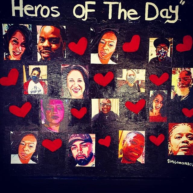 Celebrating people on the front line of the Covid-19 epidemic. &quot;Esential workers are the core of the&nbsp;community,&quot; -Luis Gonzalez, West Philly Artist
📸: #AlexFromGrid
.
.
.
#Healthcare #HealthcareHeroes #HerosOfTheDay #HeroesOfTheDay #H