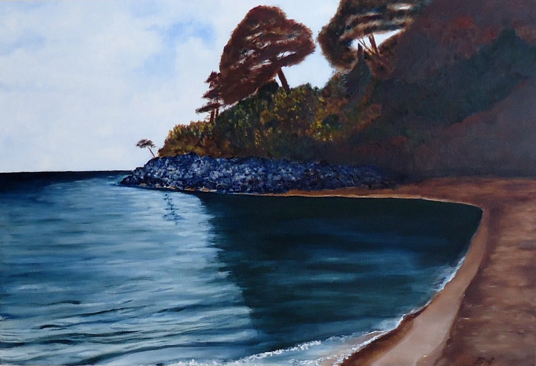   Before Ships    24" x 32"    Commissioned- Private Collection   
