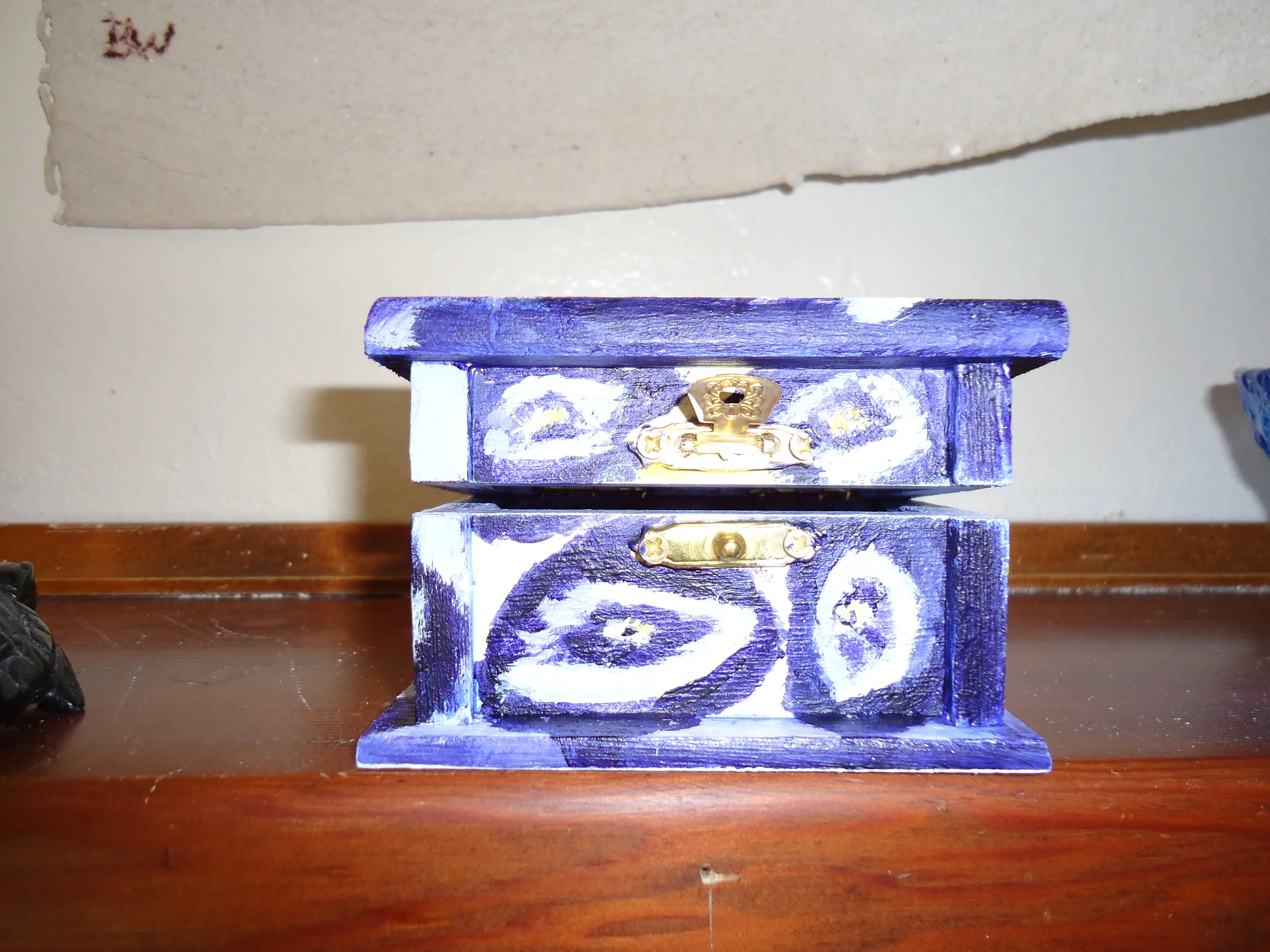    Painted Jewelry Box    3.25” x 1.75”    $25, shipping included   