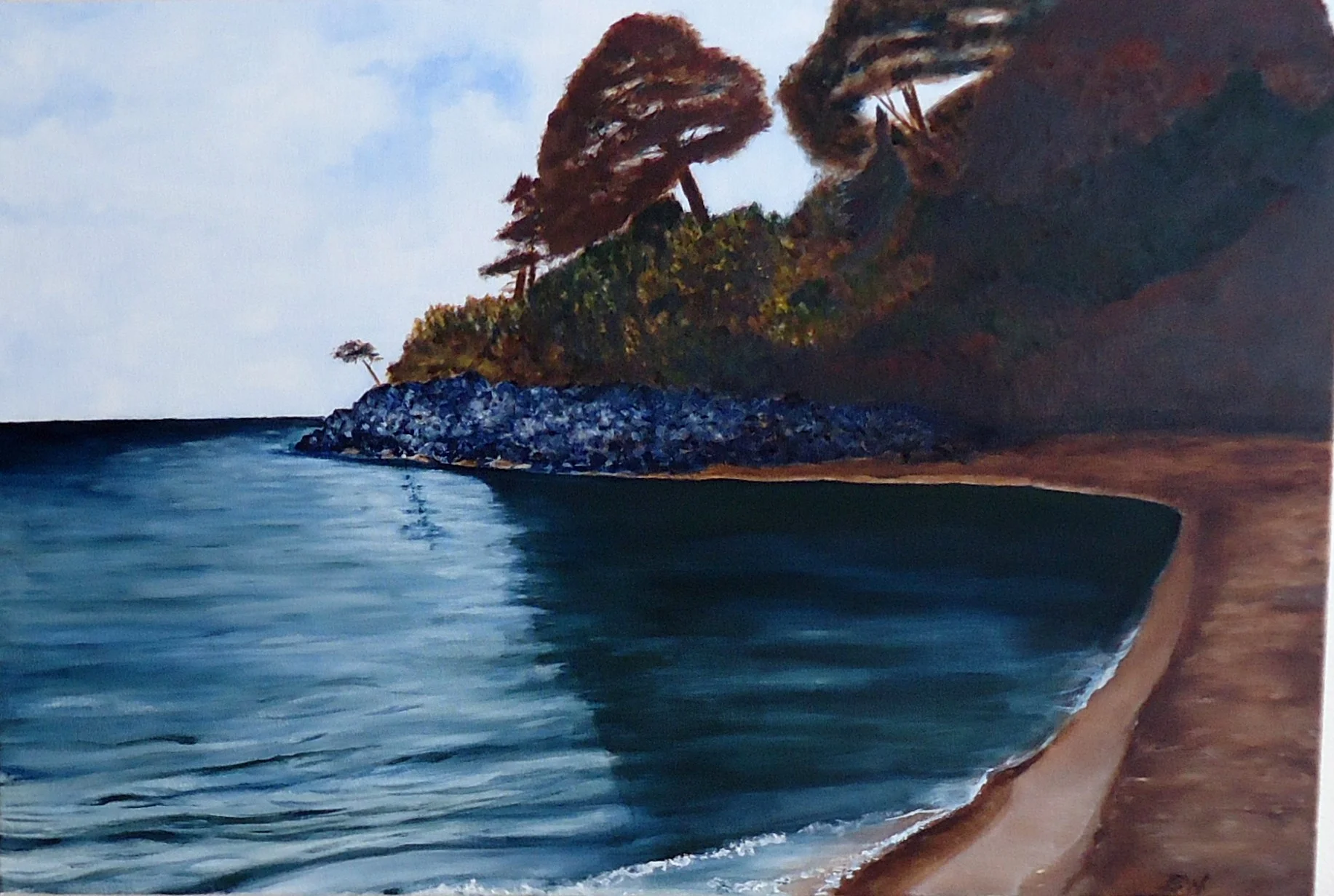    Before Ships    24” x 32”    Commissioned- Private Collection   