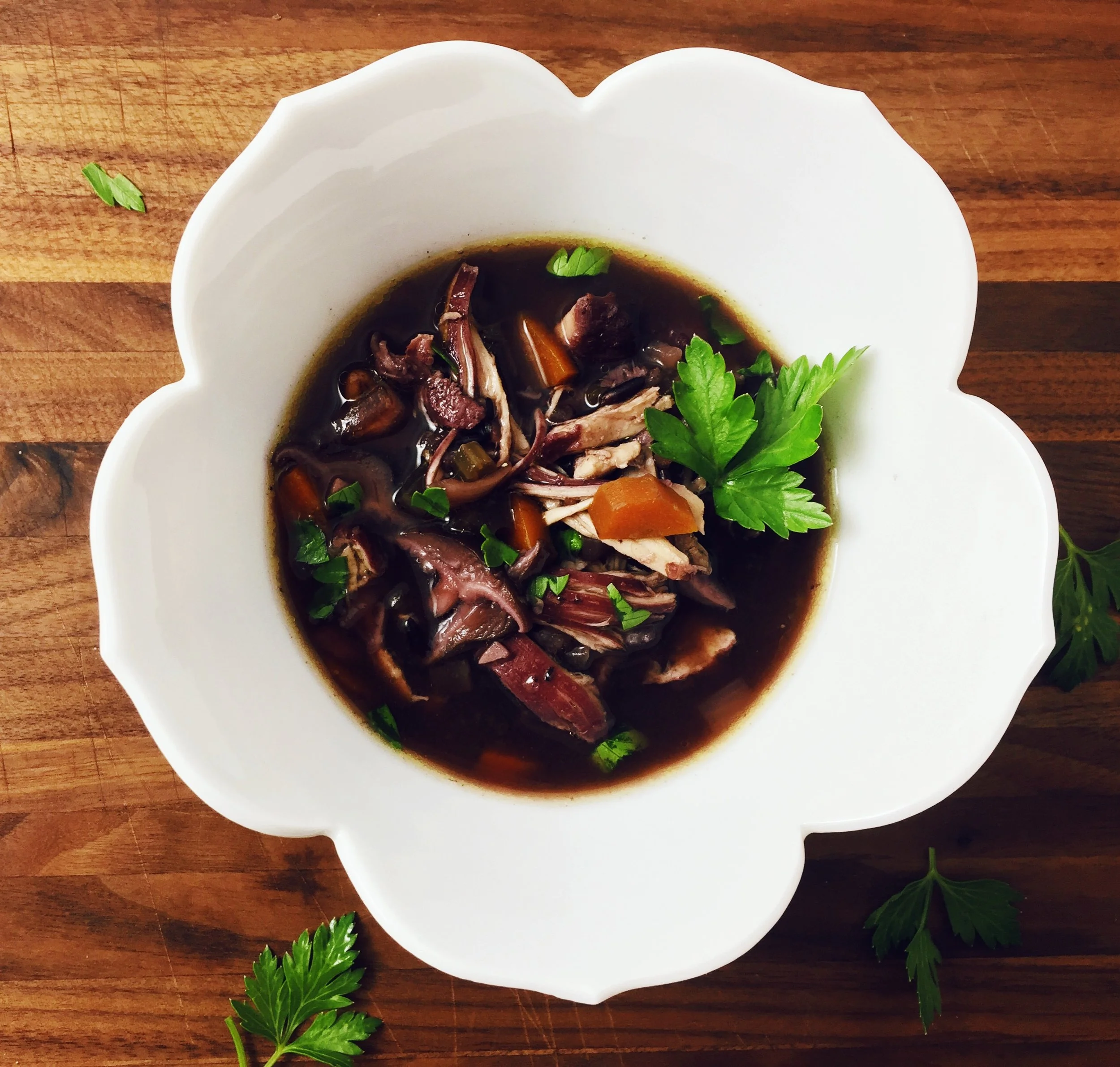 Chicken Shiitakes And Forbidden Rice Soup Dr Bowling S Kitchen