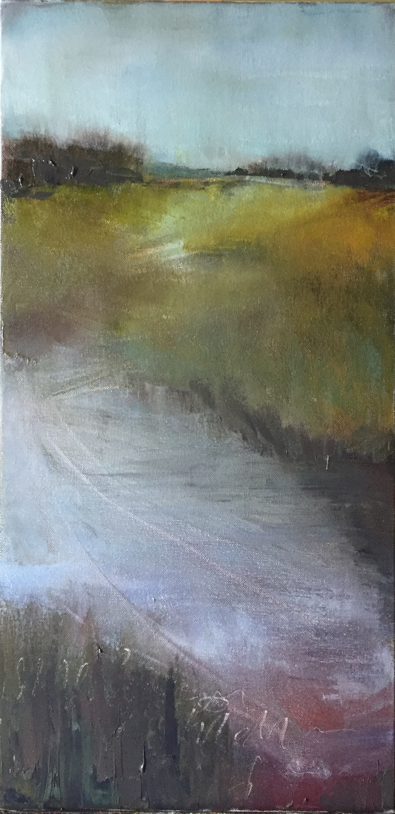 do you see what i see, 12 x 24, oil on canvas © Beth cole