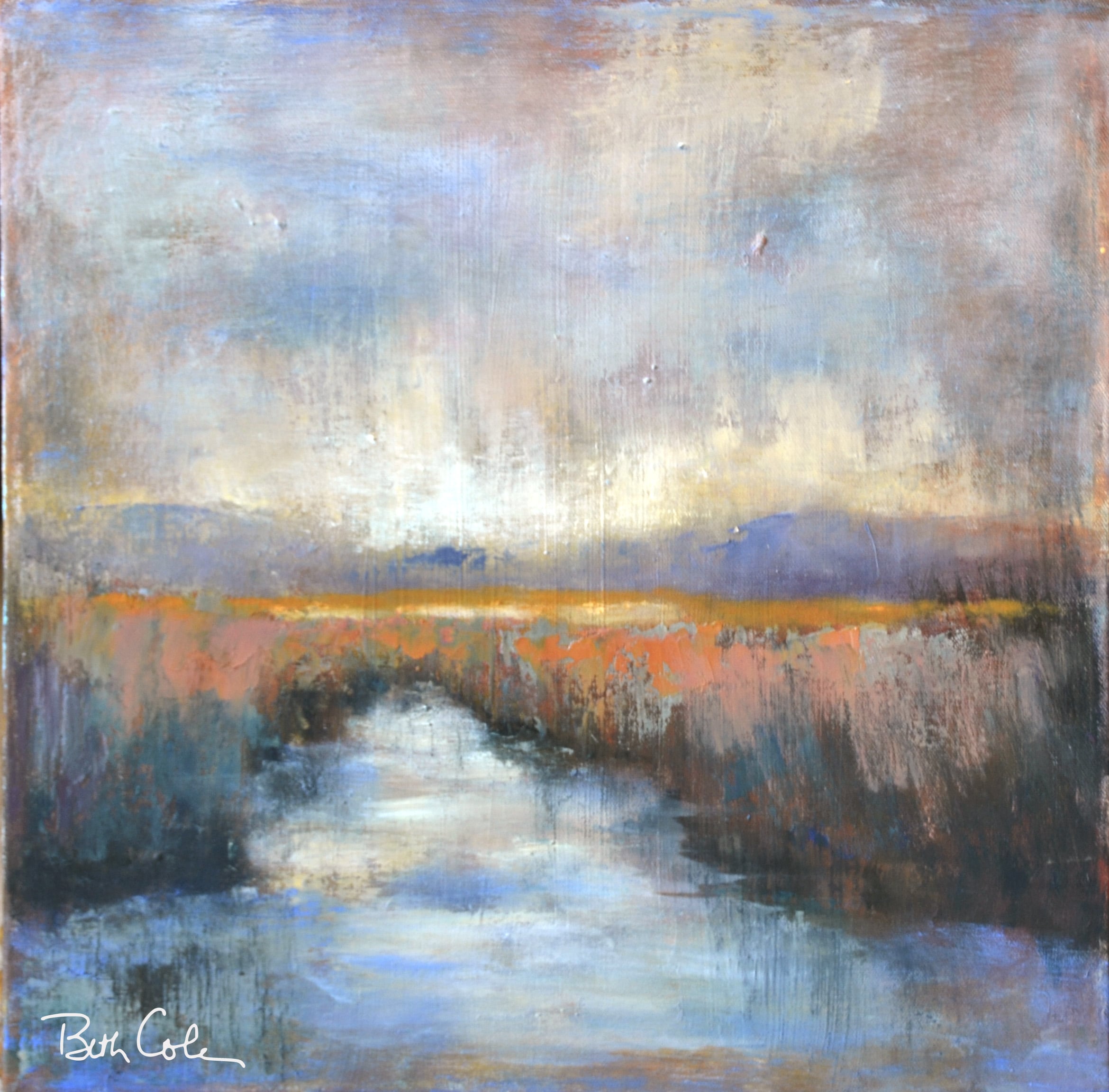 Veiled - 18 x 18 - Acrylic on Canvas