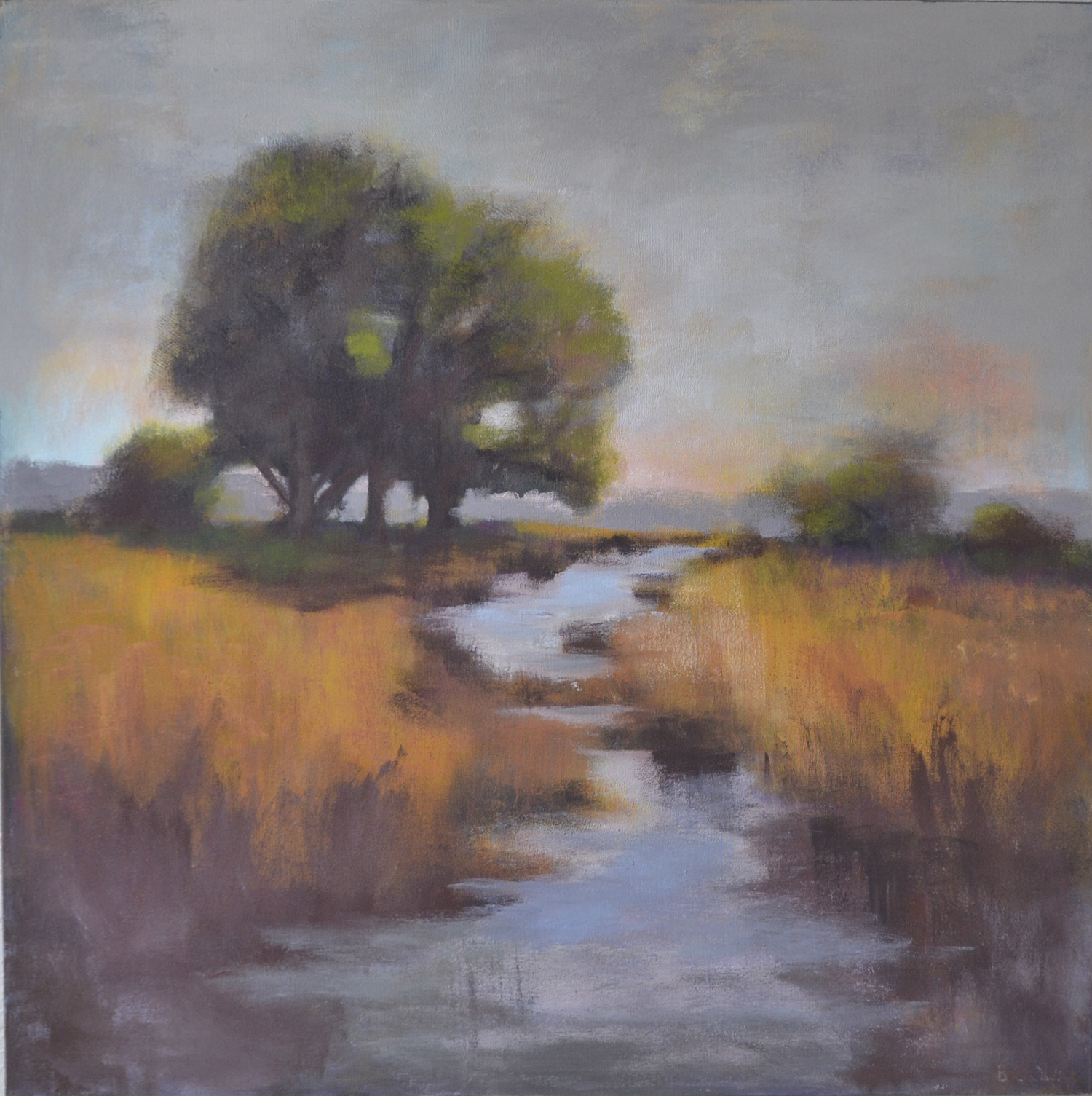 On The Road To Halsey © Beth Cole Acrylic on Canvas 36 x 36