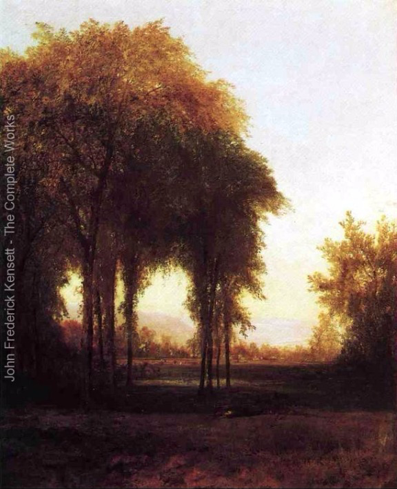 Farm At The Edge of the Forest - John Frederick Kensett