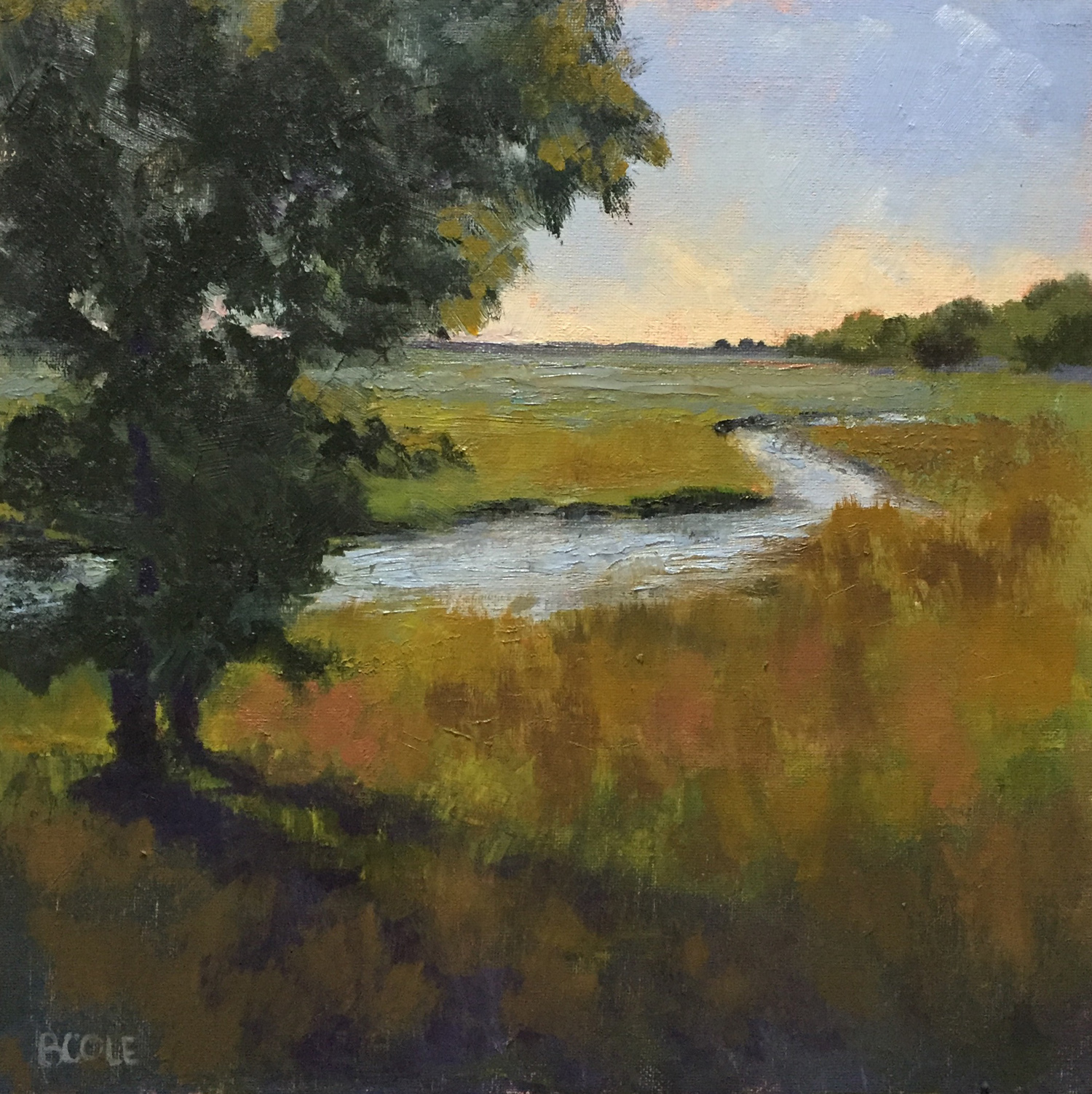 Untitled, Oil on Canvas, 12 x 12 © Beth Cole