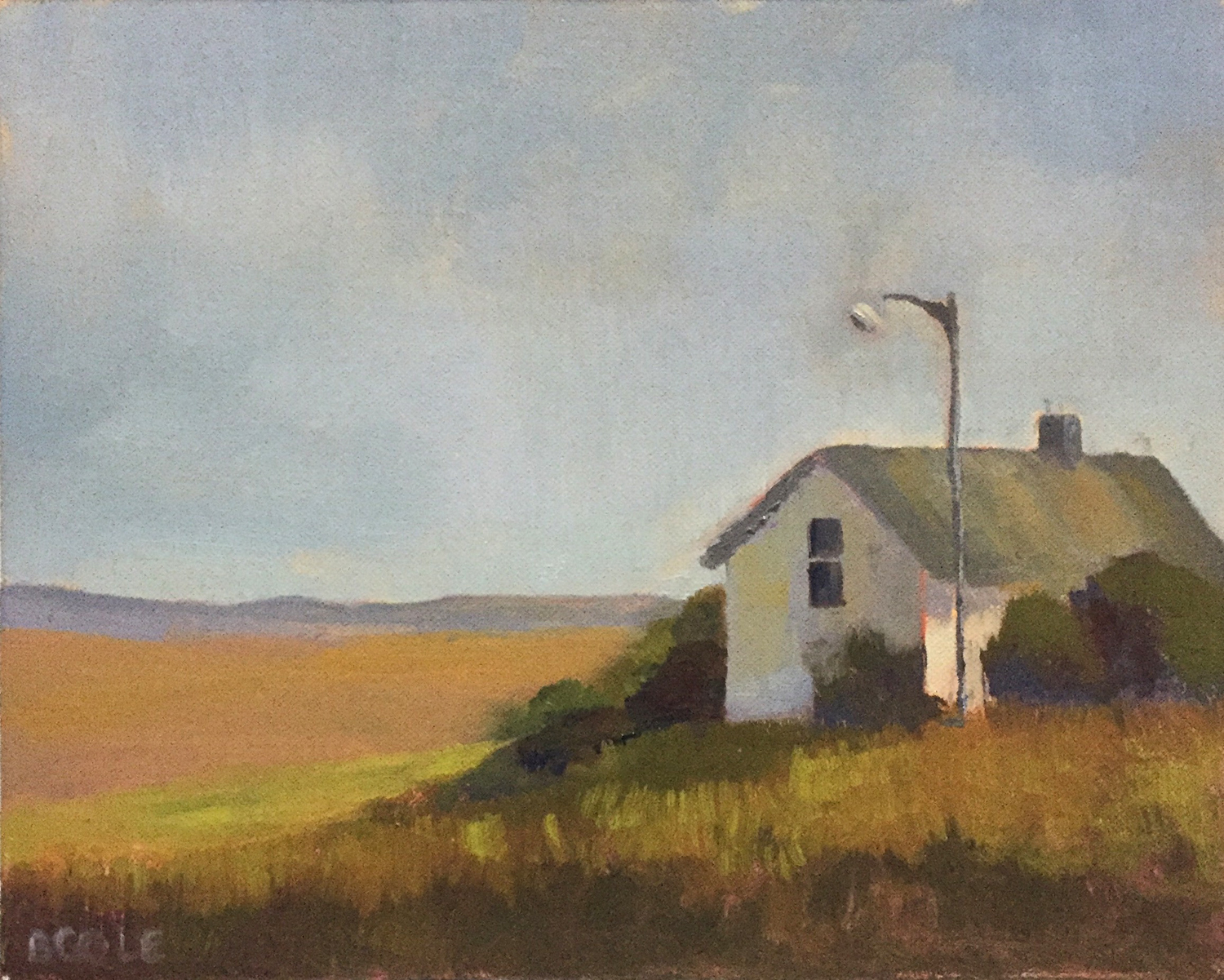 Yardlight | © Beth Cole | 8 x 10 | Oil on Canvas Panel