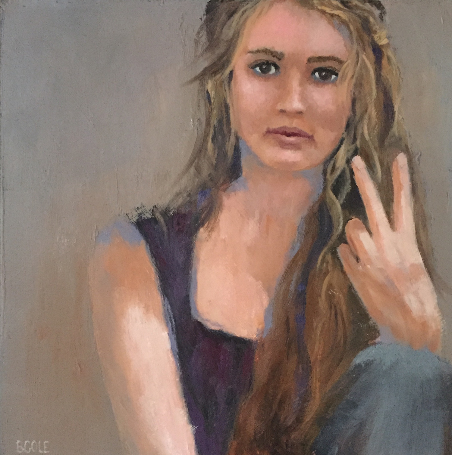 Martha | © Beth Cole | Oil on Wood | 12 x 12 | SOLD