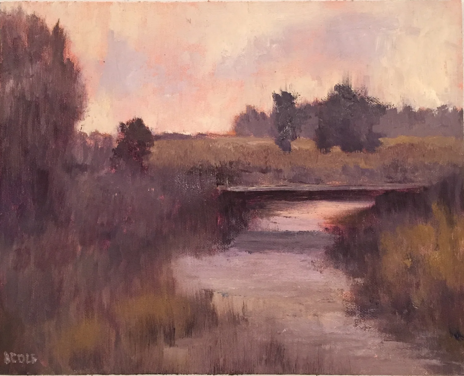 Complementary Color Study, 8 x 10, oil on panel, © Beth Cole
