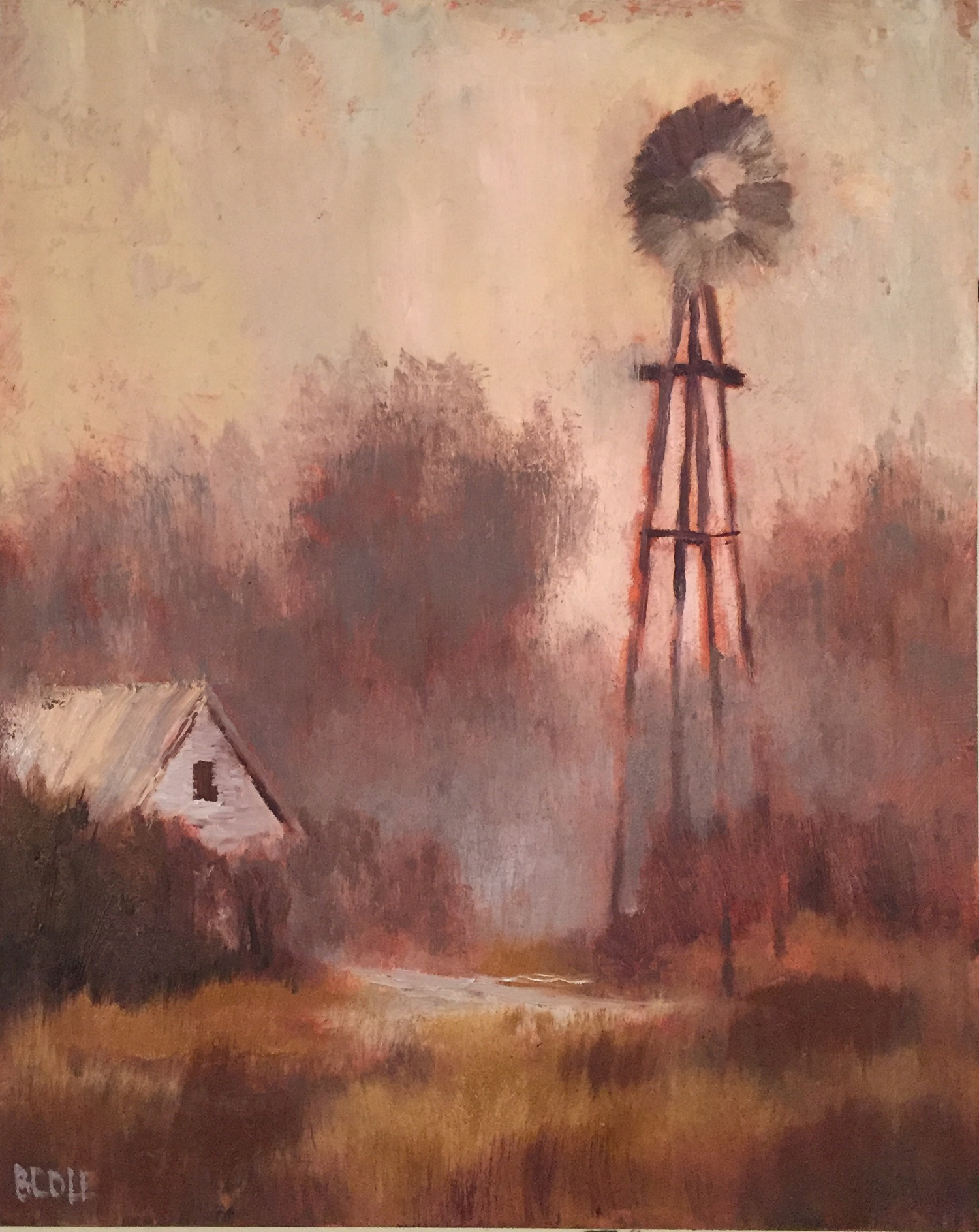 Fog | 8 x 10 | Oil on Canvas | ©Beth Cole