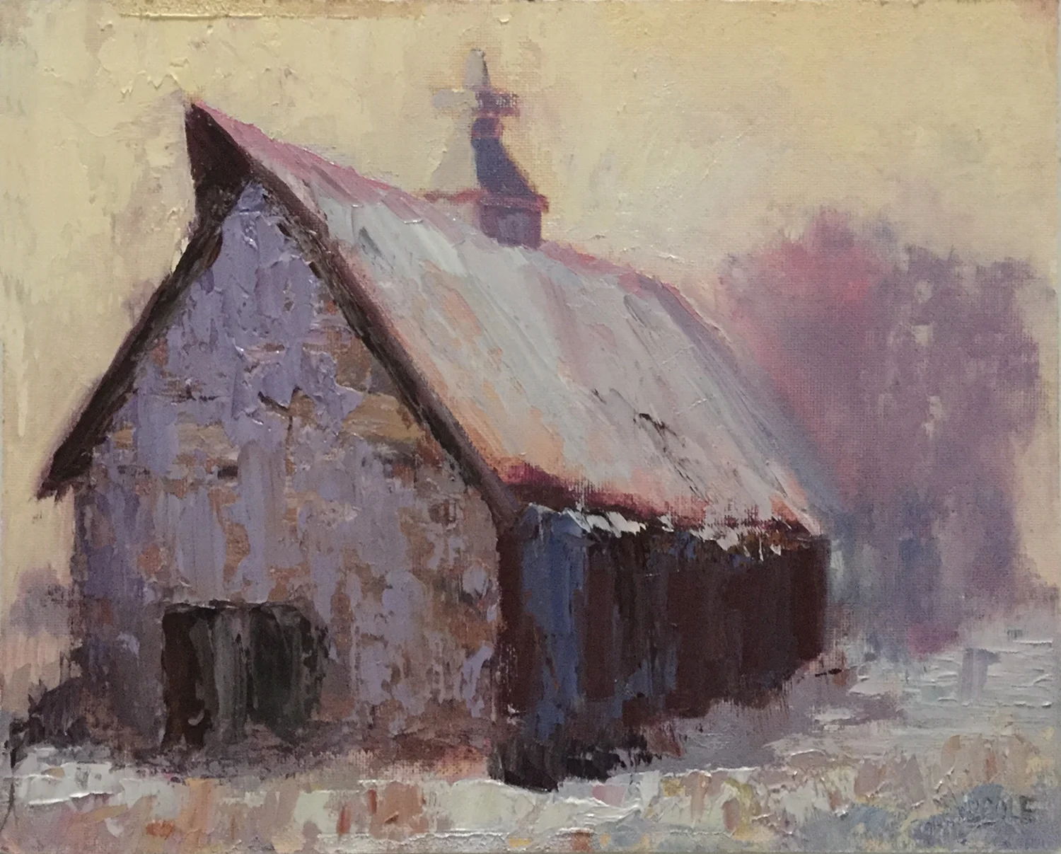Steadfast © Beth Cole | Oil on Panel | 8 x 10