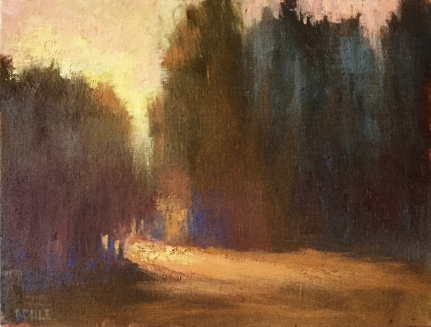 Illumination - 9 x 12 - Oil on Canvas