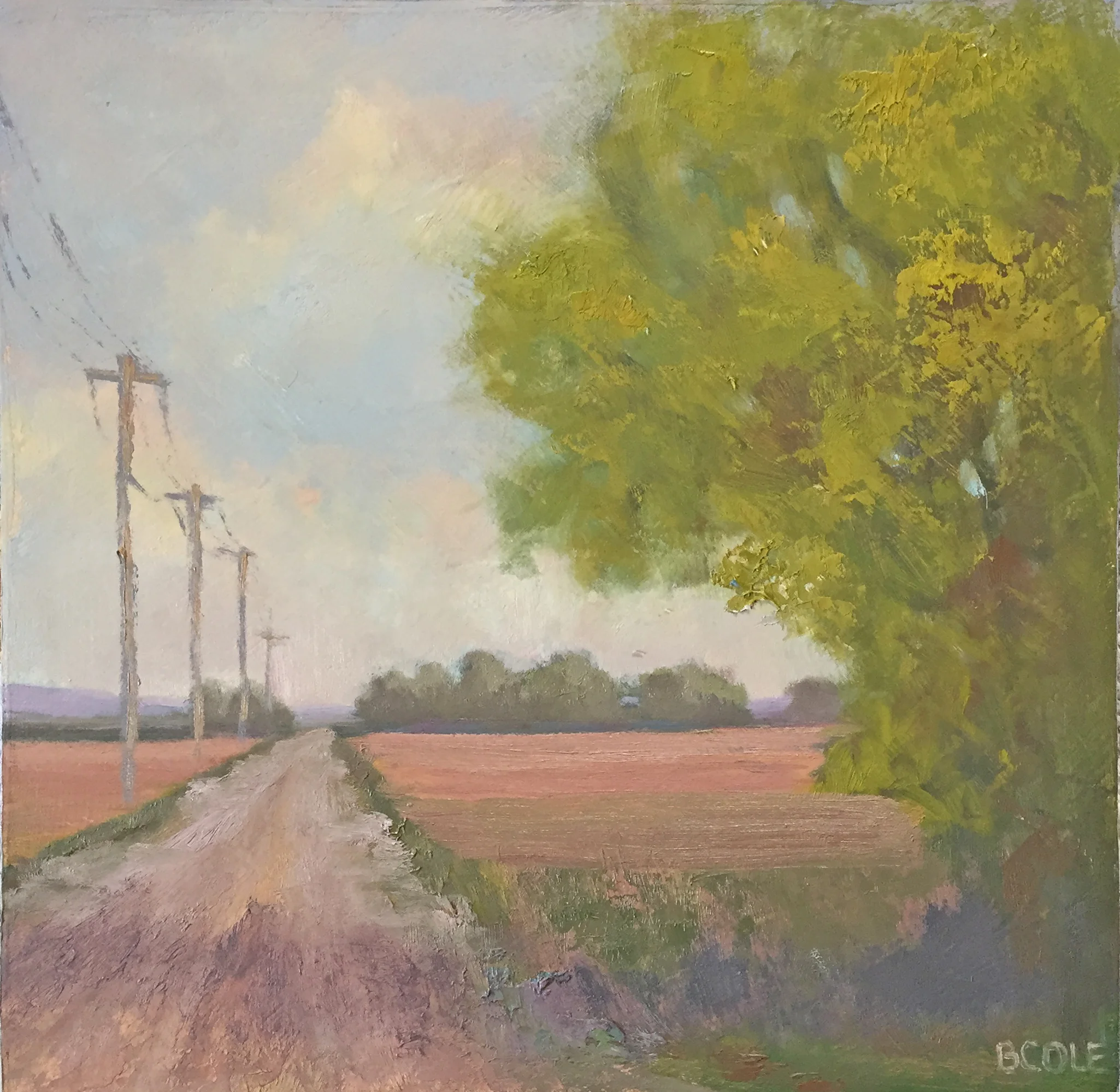 Summer - Oil on Wood Panel - 12 x 12