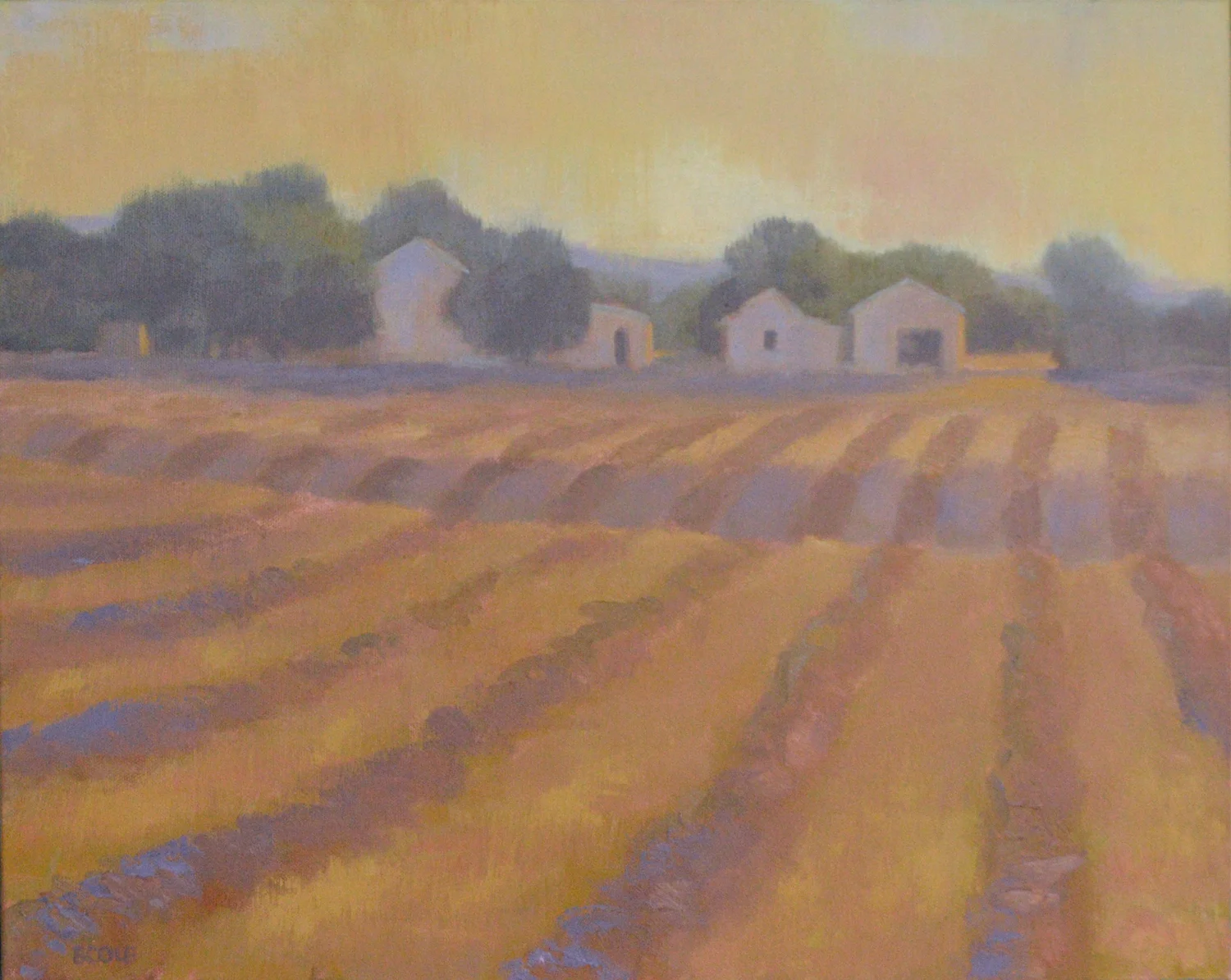 Hay's Down - Oil on Canvas - 16 x 20 - ©Beth Cole