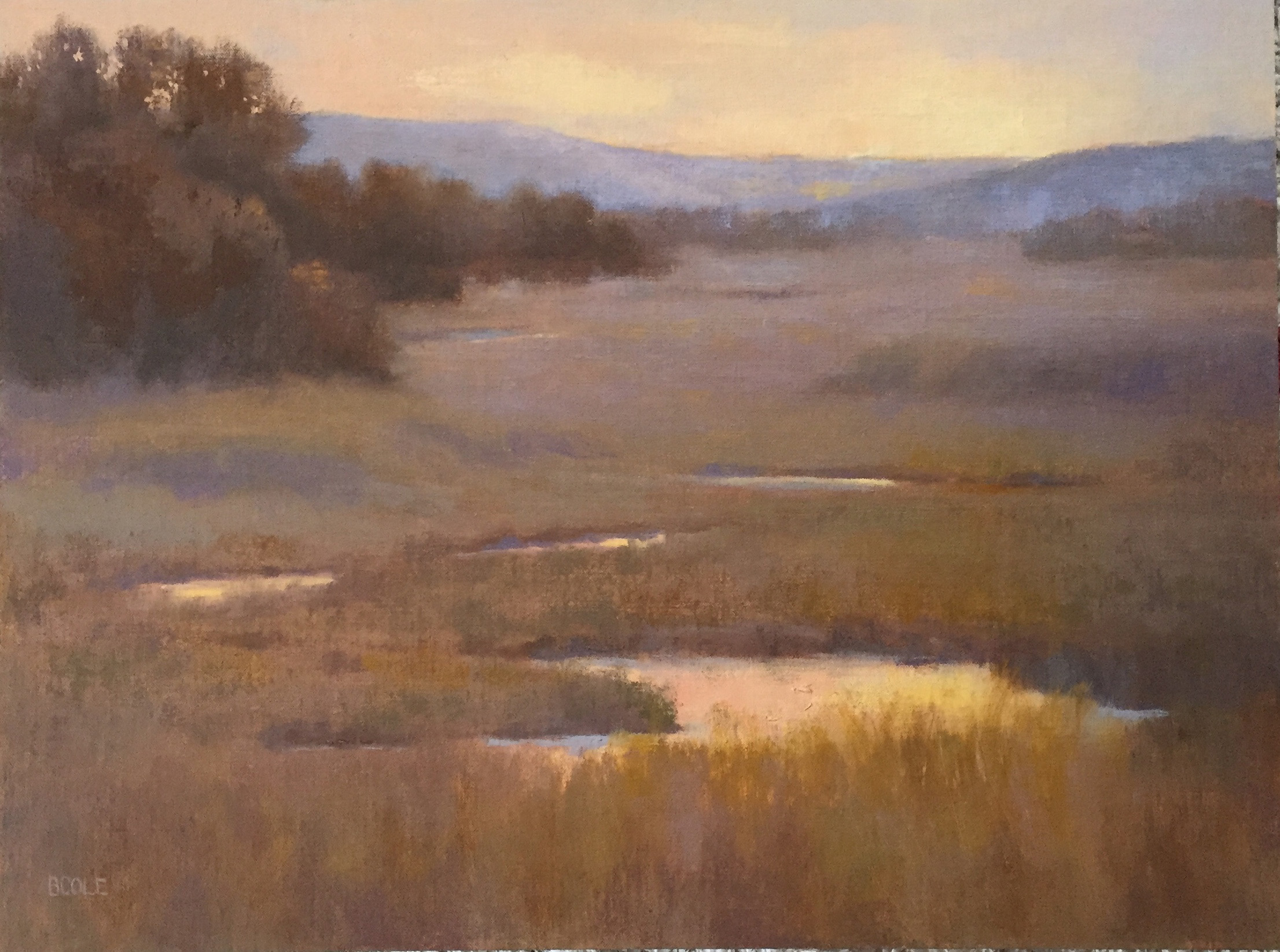 Sacred Sunrise | Oil on Linen Panel | 18 x 24 | © Beth Cole