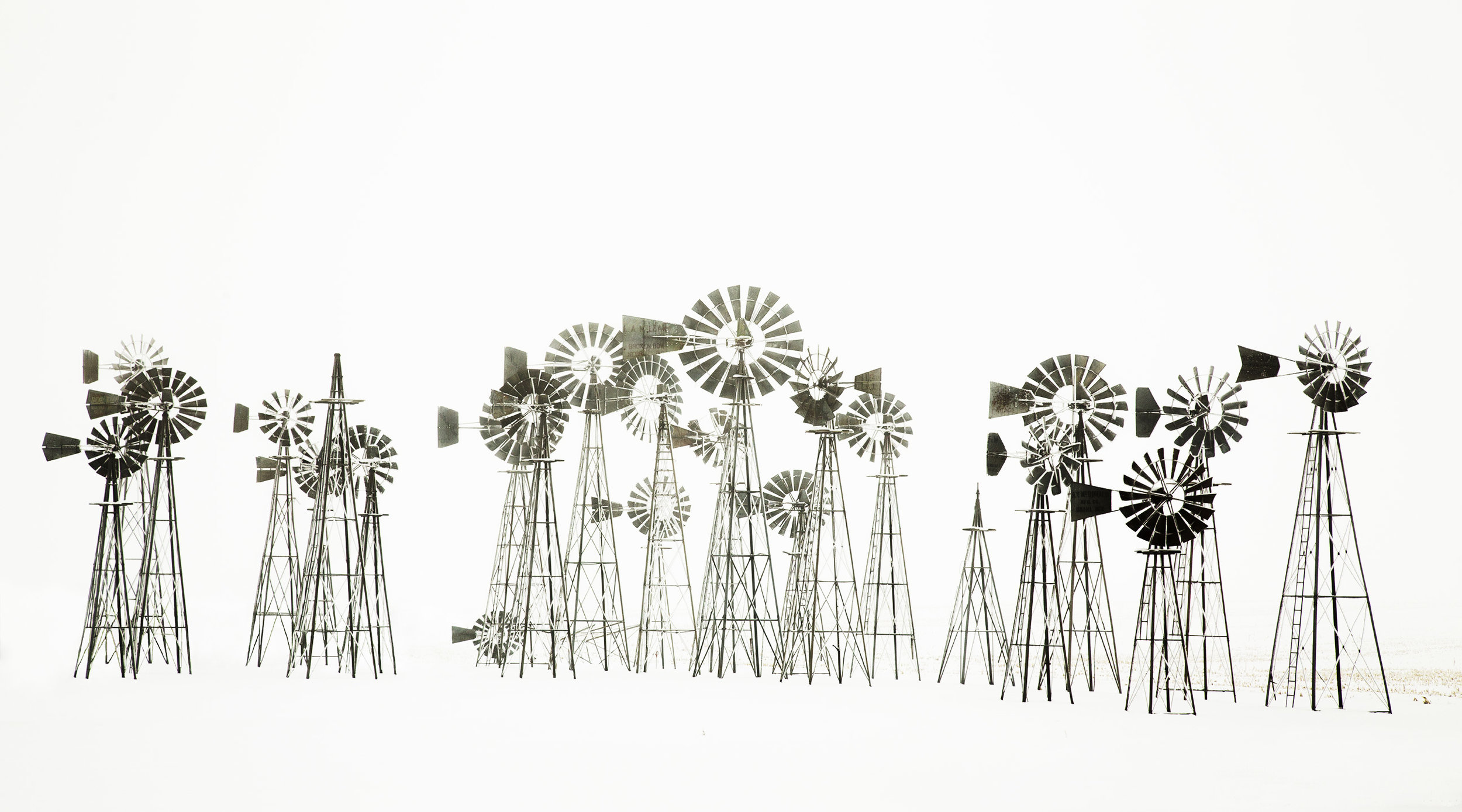Count ‘Em Again | © Gary Cole | Photography | These windmills live at Downey Well in Merna, NE.