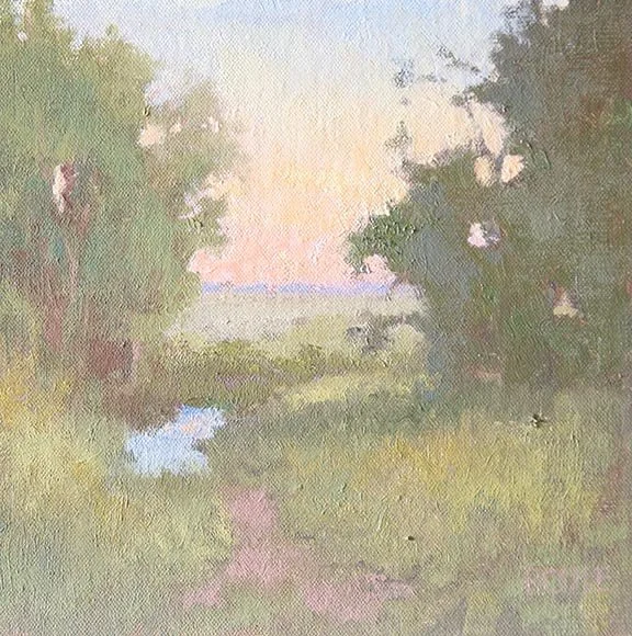 "Finding My Way," Oil Painting