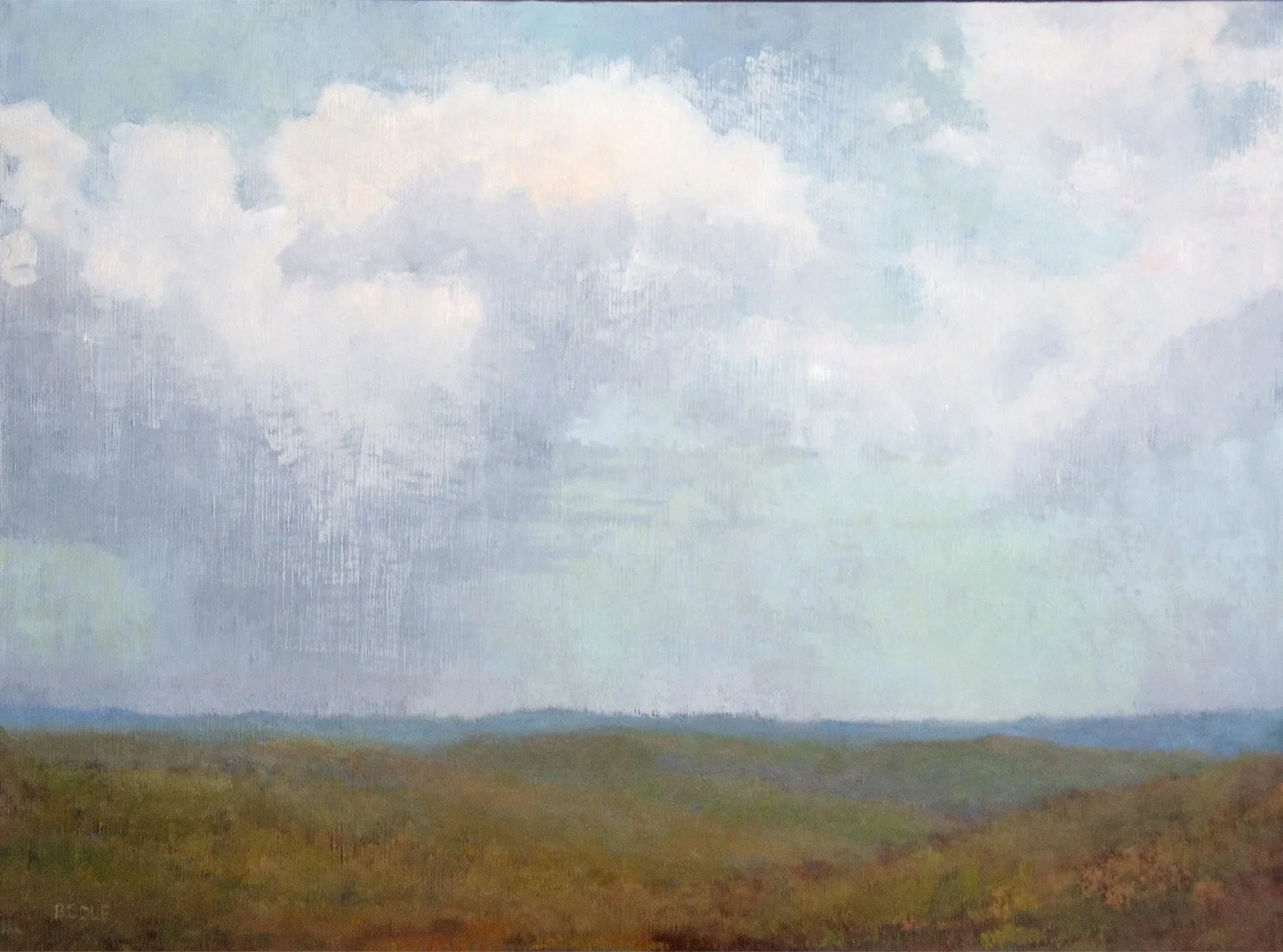 "Looks Like Rain" Original Oil Painting