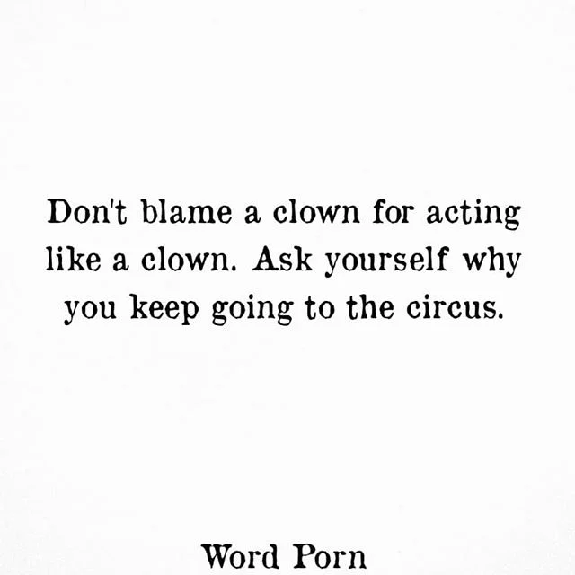 Never liked the circus anyway 😝