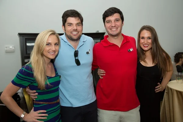 Megan and Jake Stroudand, Boran and Becky Buturovic. Photo by Carl Cramer