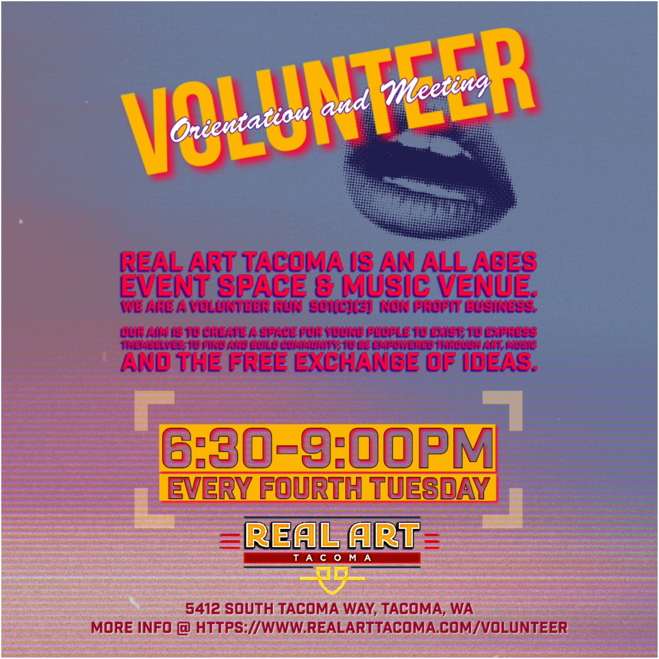 Volunteer Orientation and Meeting