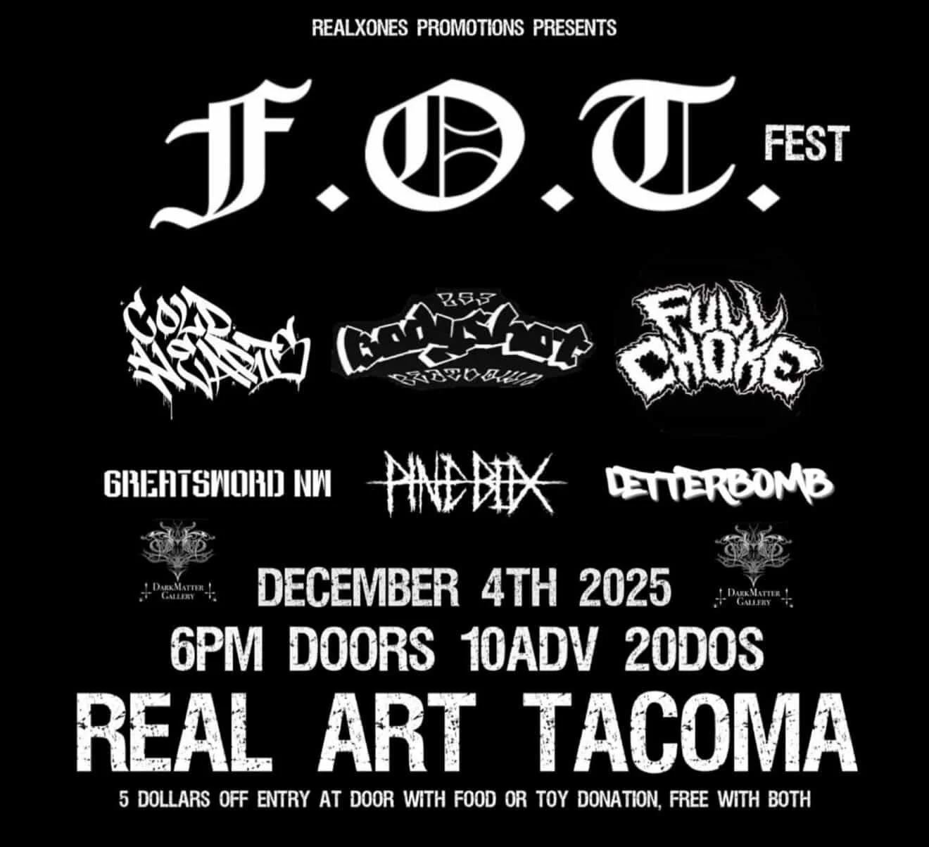 REALXONES PROMOTIONS PRESENTS: FOT Fest