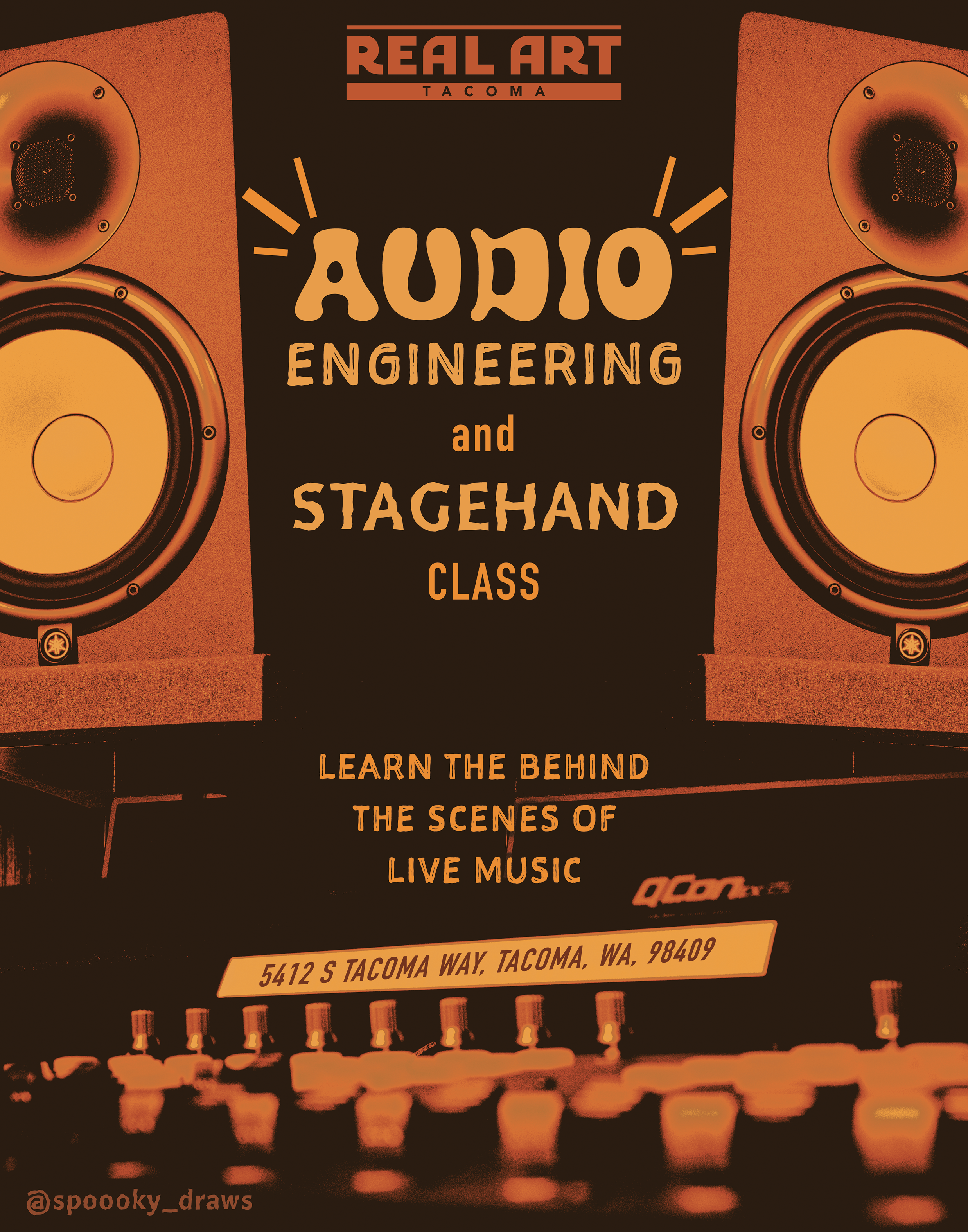 Real Art Tacoma Presents: Audio Engineering &amp; Stagehand Class  