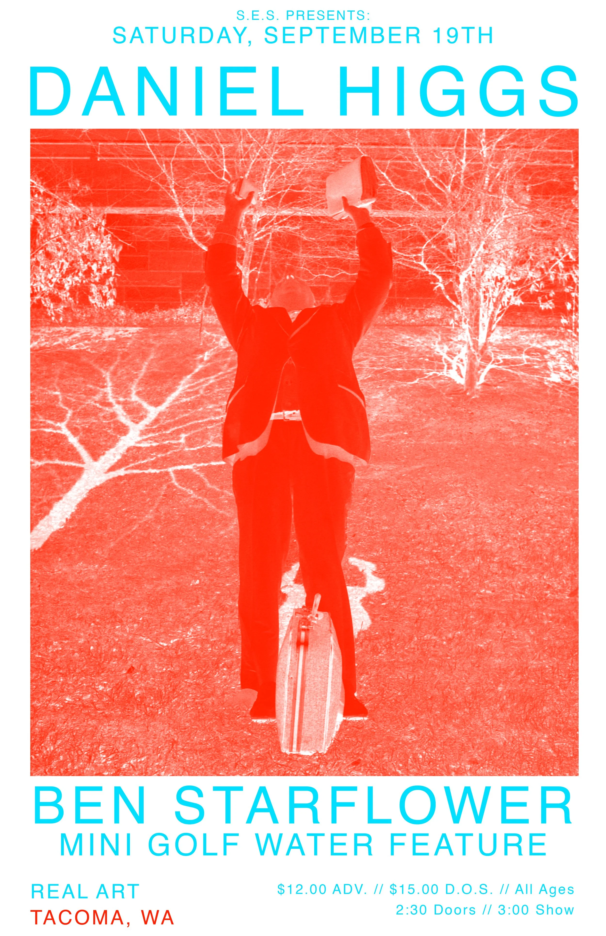 Daniel Higgs — Real Art Tacoma, 2026-09-19