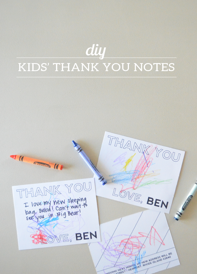 homemade thank you cards