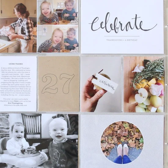 Project Life | Thanksgiving Weekend 2014