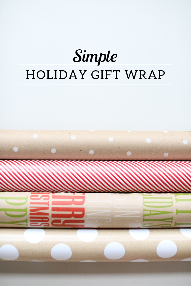 tips for simple holiday gift wrapping