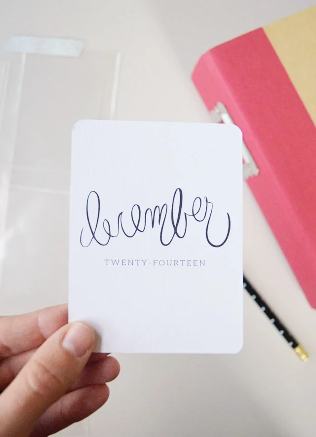 free december printable